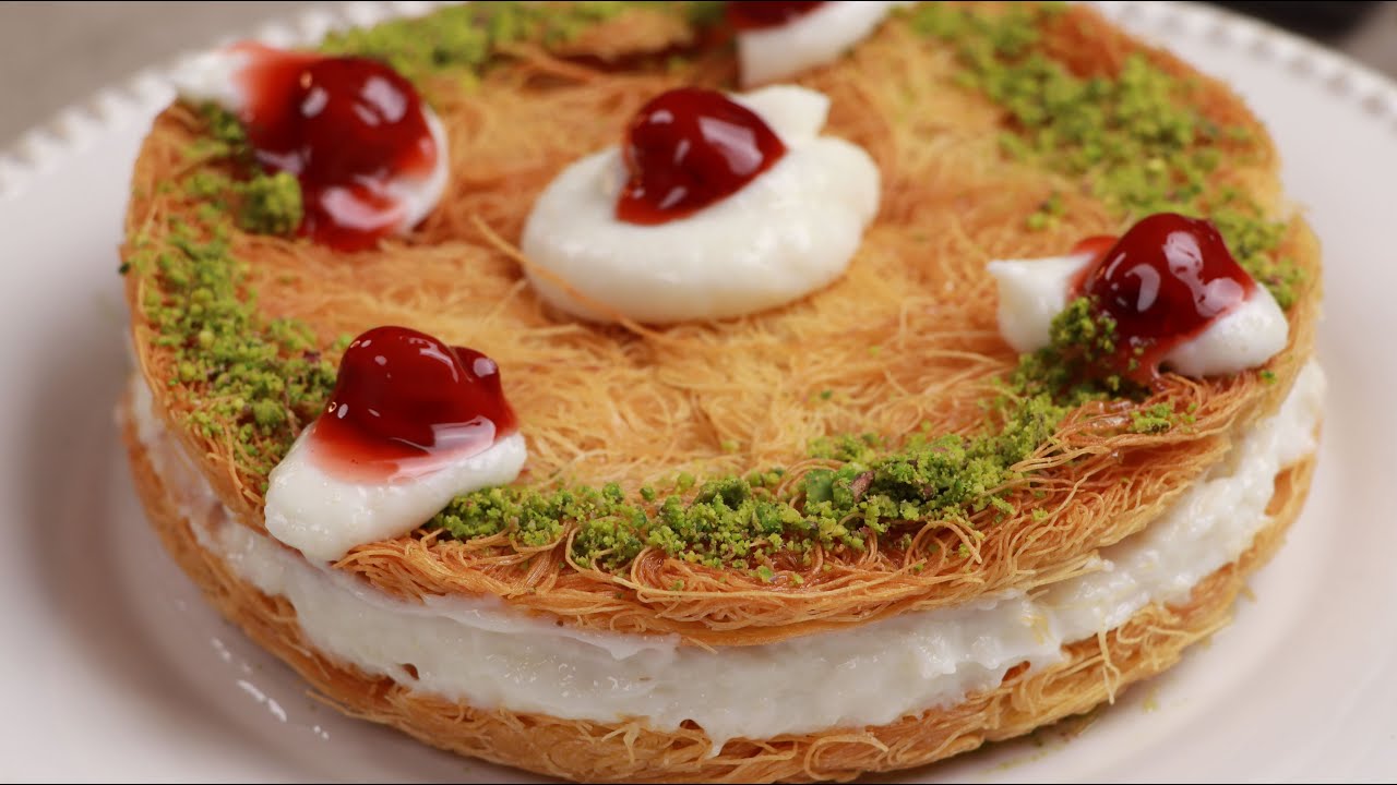 طريقة عمل العثملية بالقشطة بمكونات سهلة