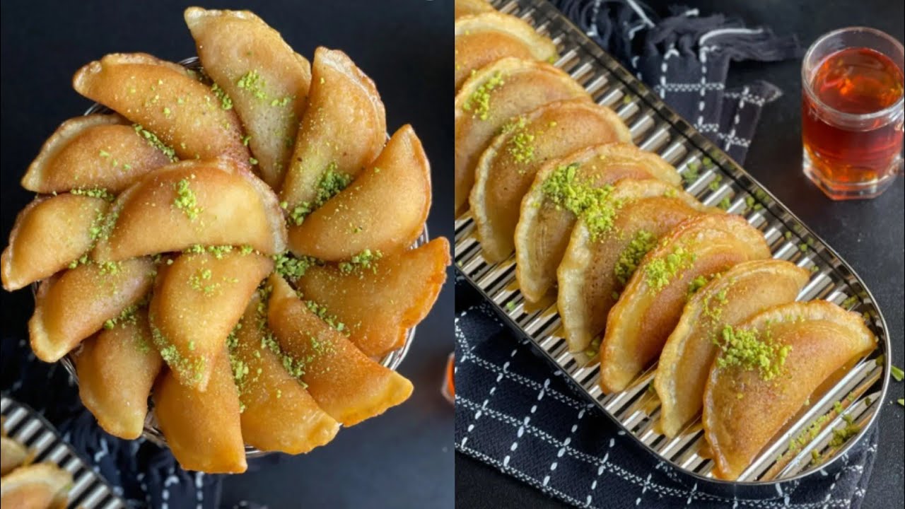القطايف البيتي بالجبنة