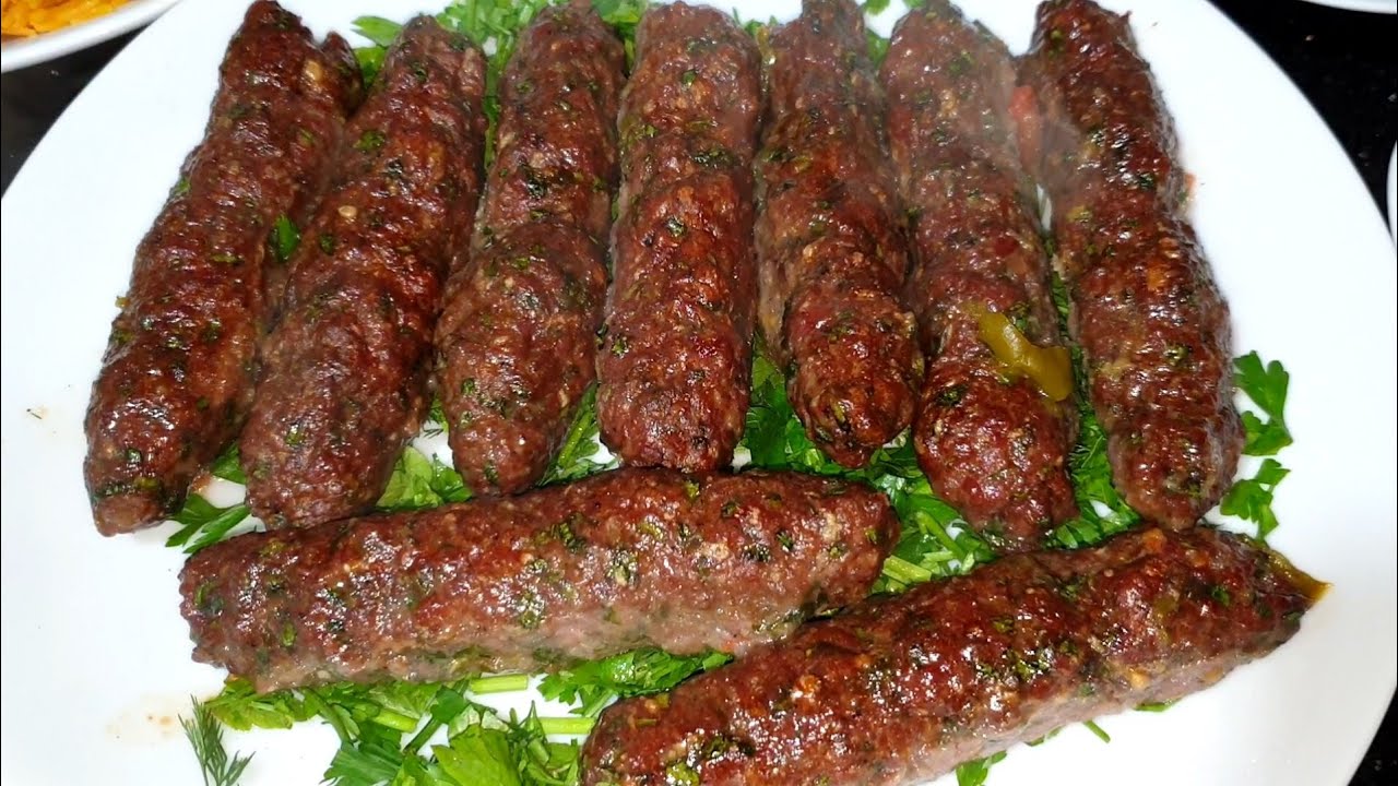 خطوات تحضير الكفتة المشوية