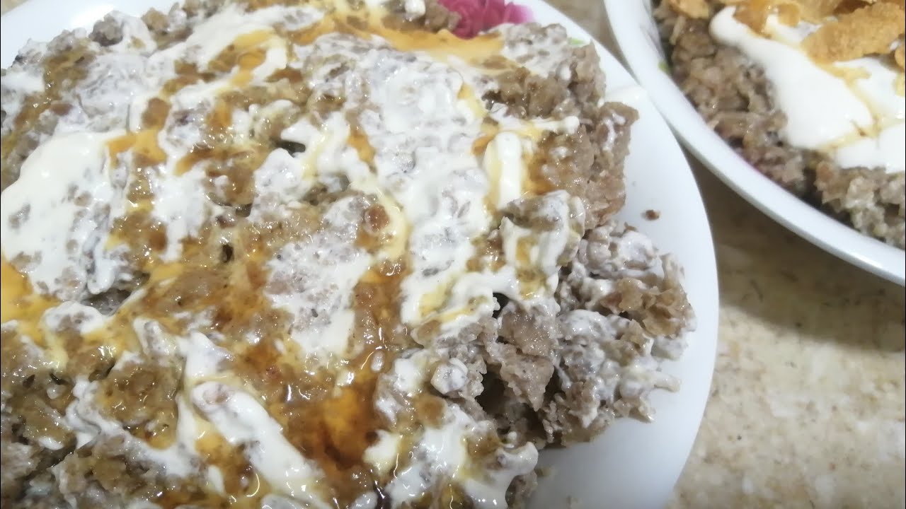 طريقة عمل المعصوب بالموز والقشطة بخطوات سهلة