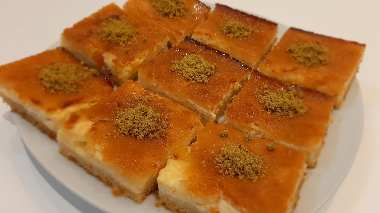 طريقة عمل بسبوسة بالقشطة