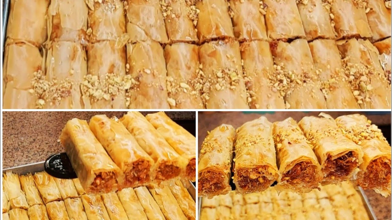 طريقة عمل جلاش بالكنافة والمهلبية والمكسرات