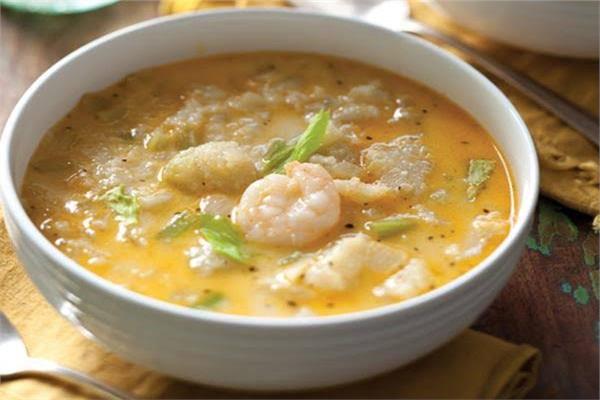 طريقة عمل شوربة الجمبري بالذرة