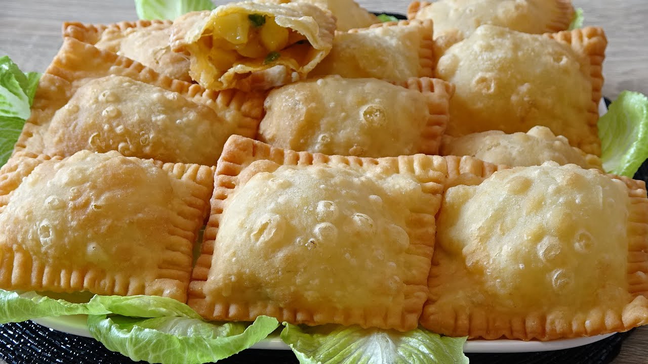 طريقة عمل عجينة السمبوسة السادة وبحشوة الكيري من غير حليب ولا خميرة