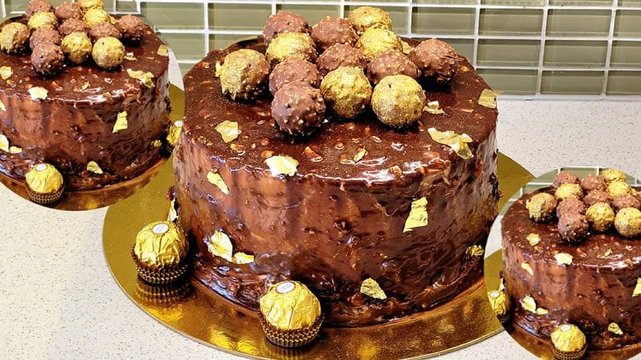 طريقة عمل كيكة الفيريرو روشيه بمكونات سهلة