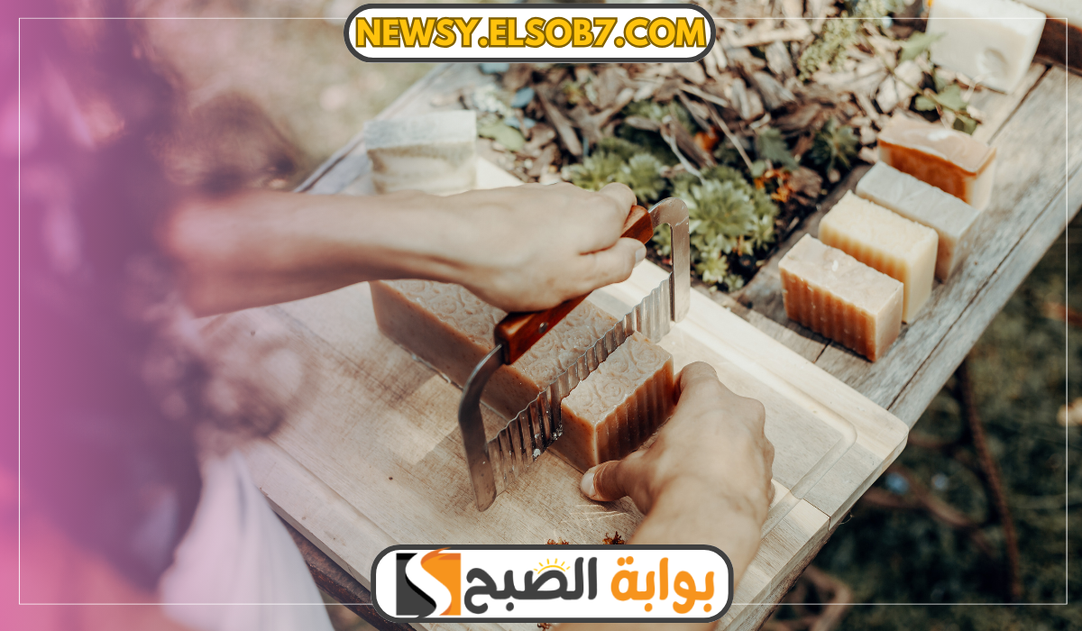 عمل صابون من الزيت المحروق