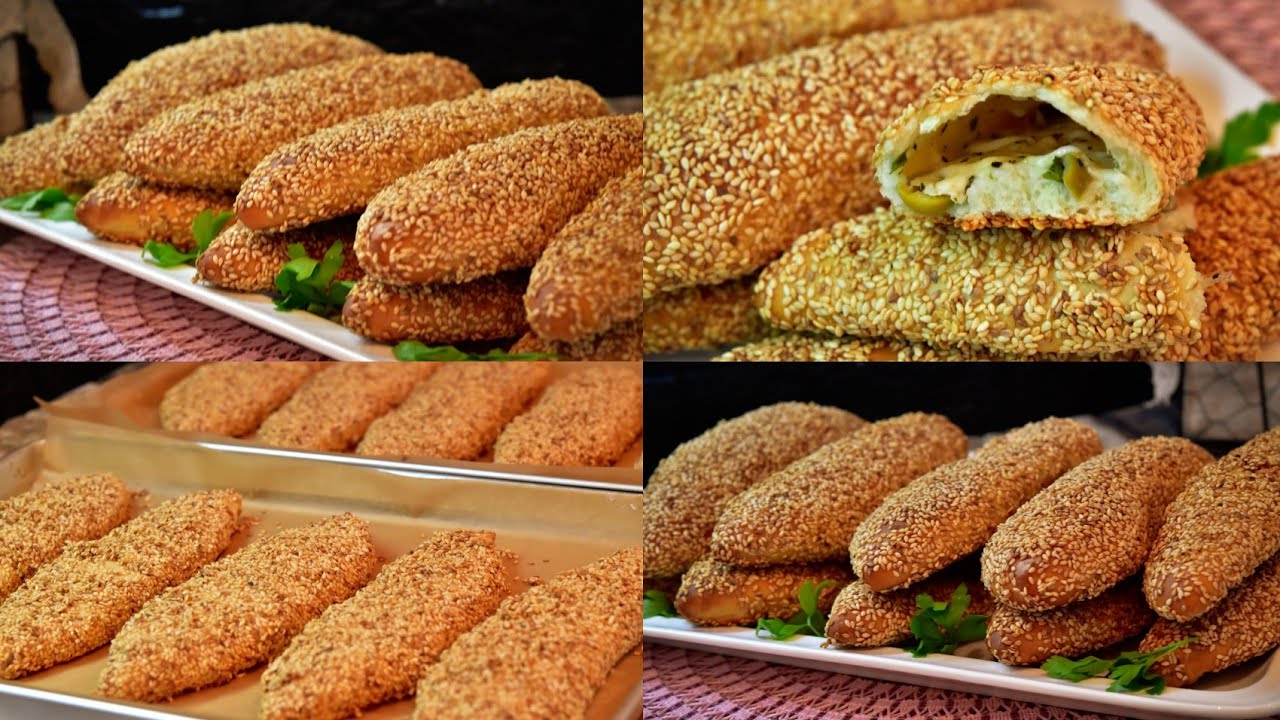 فطائر السمسم التركية