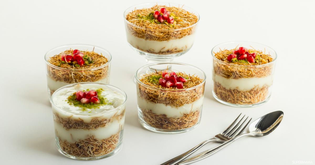 طريقة عمل كاسات الكنافة السهلة