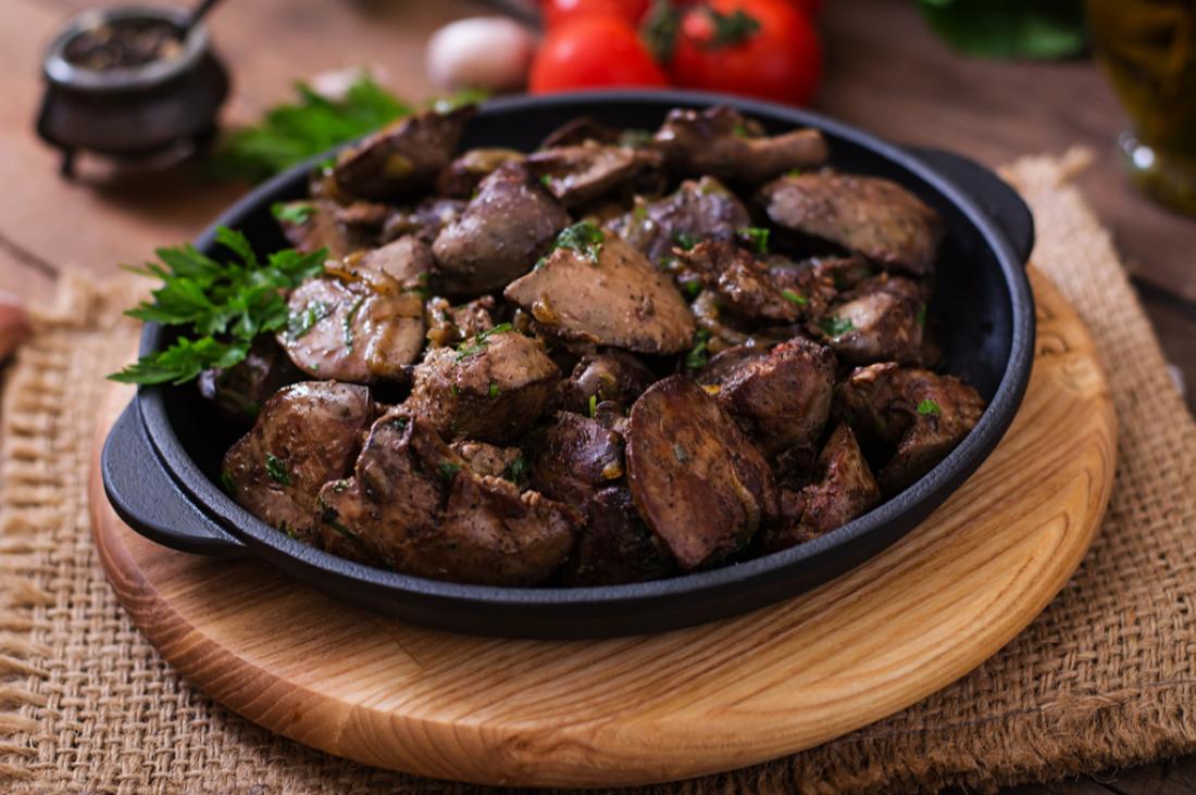 طريقة عمل كبد الدجاج