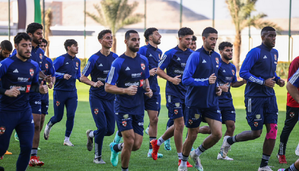الأهلي يستعد لمواجهة الأخدود السعودي