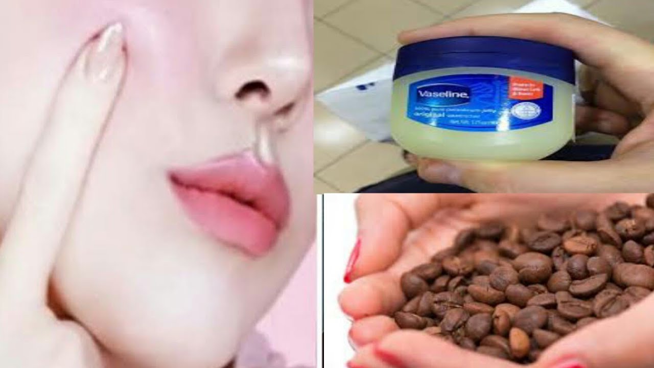 مكونات كريم الفازلين والقهوة 1 1