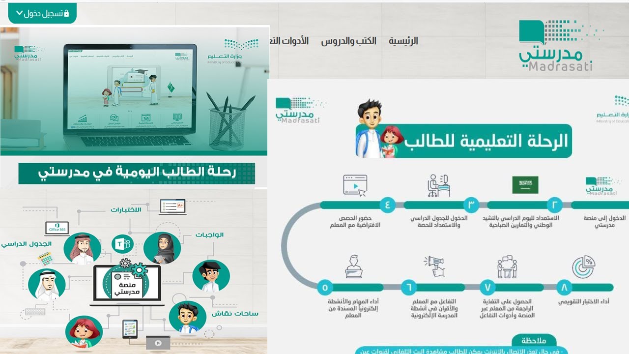 منصة مدرستي schools madrasati sa