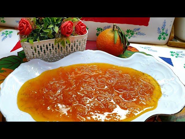  وصفة مربي اليوسفي (اليوسفي مع شرائح دون قذيفة)