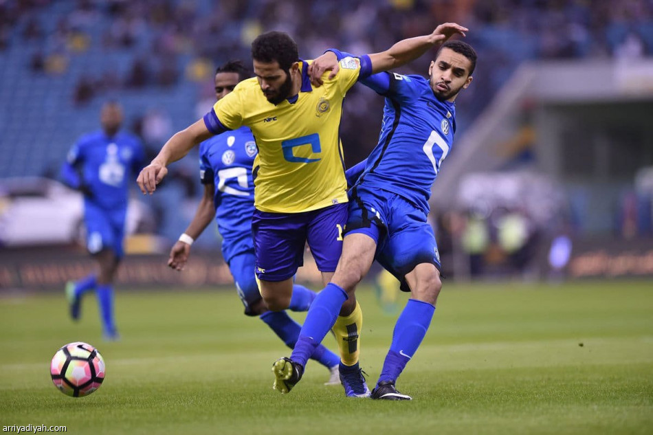 تردد القنوات الناقلة لمباراة الهلال والنصر