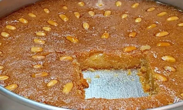 البسبوسة بالسميد