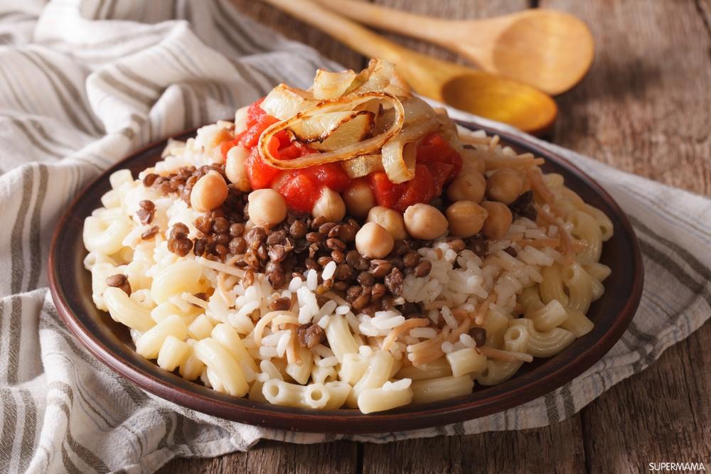طريقة عمل الكشري الحلة الواحدة