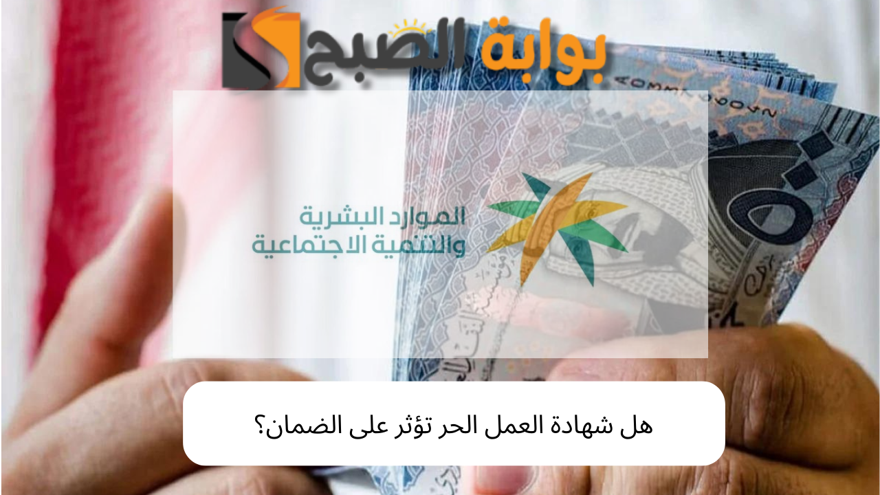 هل شهادة العمل الحر تؤثر على الضمان؟