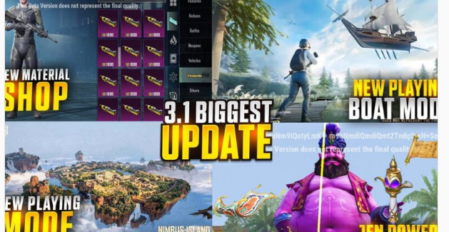 الآن وبعد طول إنتظار.. تحديث PUBG MOBILE 3.1 يُطلق رحلة مثيرة إلى عالم علاء الدين بإضافات جديدة ومبتكرة