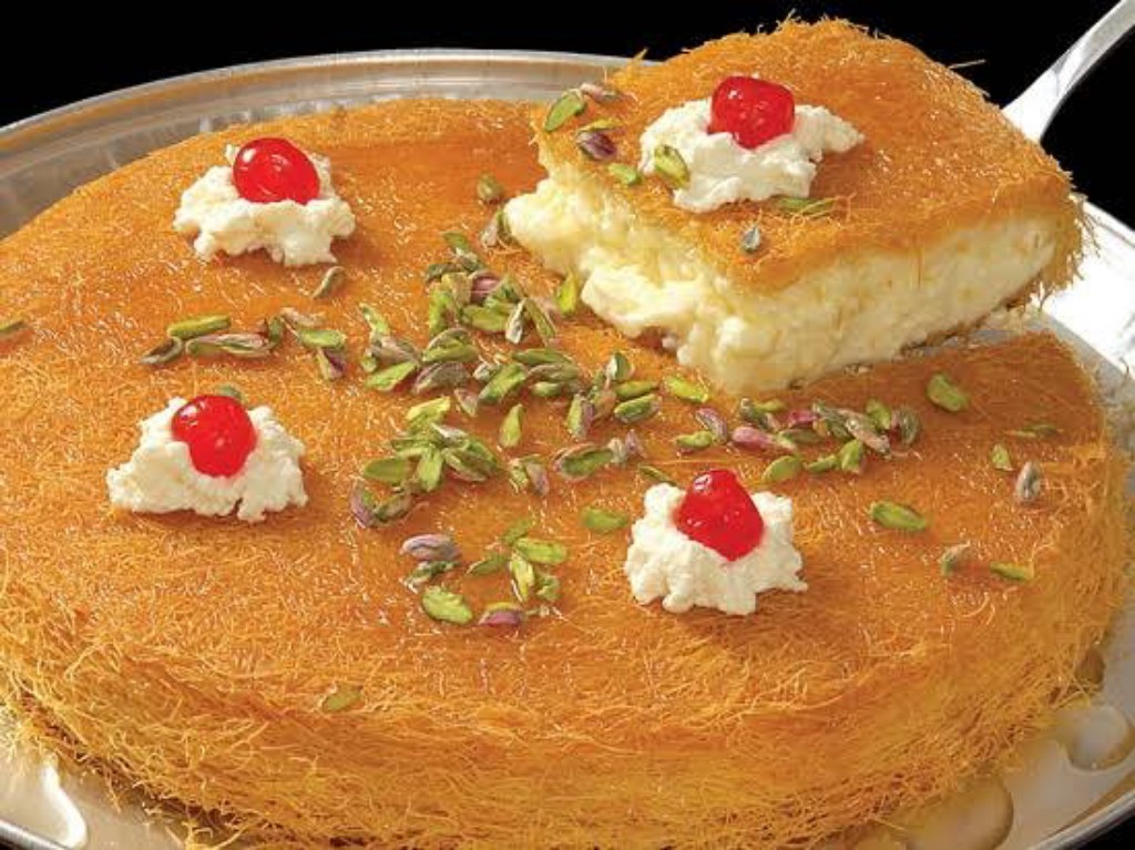 طريقة عمل الكنافة بالقشطة