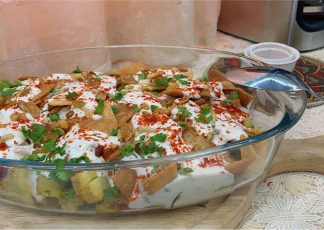 فتة الباذنجان بالزبادي