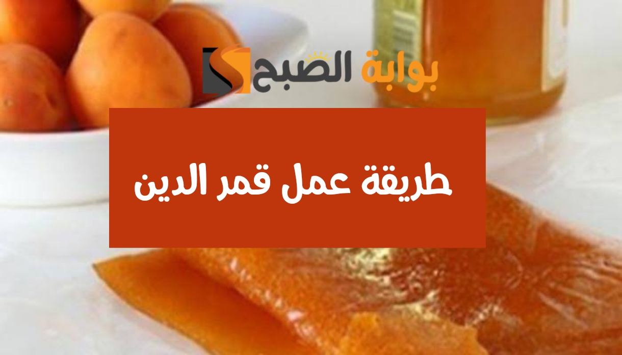 طريقة عمل قمر الدين