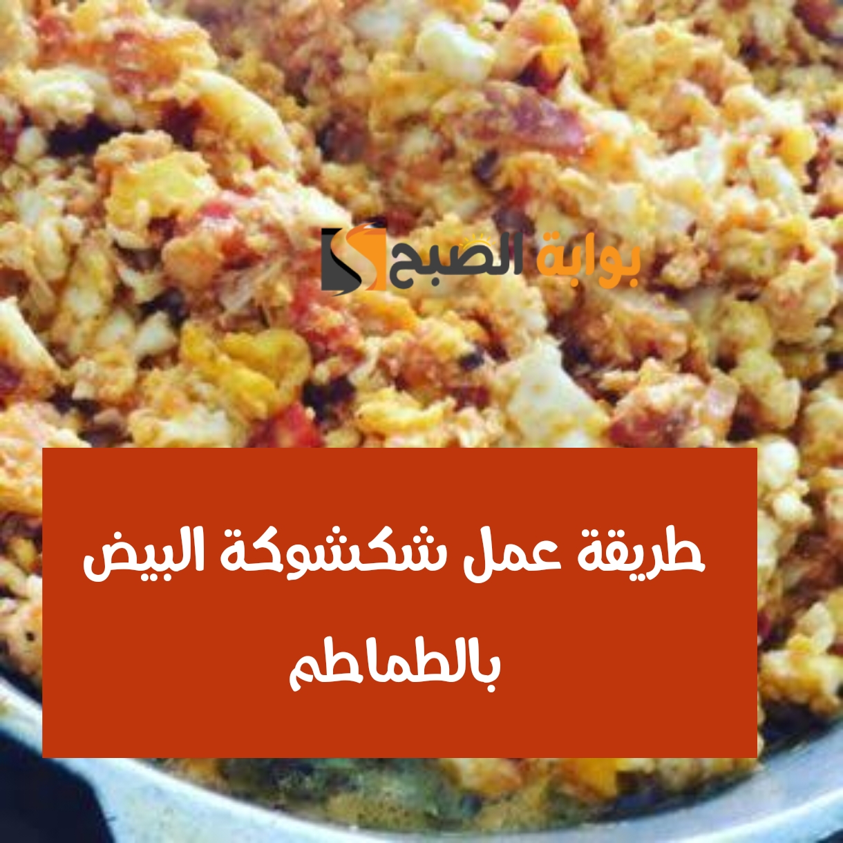 طريقة عمل شكشوكة البيض بالطماطم