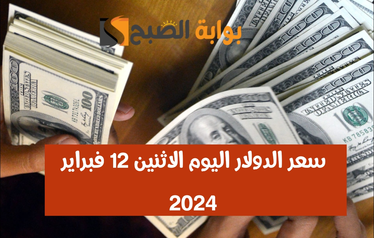 سعر الدولار اليوم الاثنين 12 فبراير 2024
