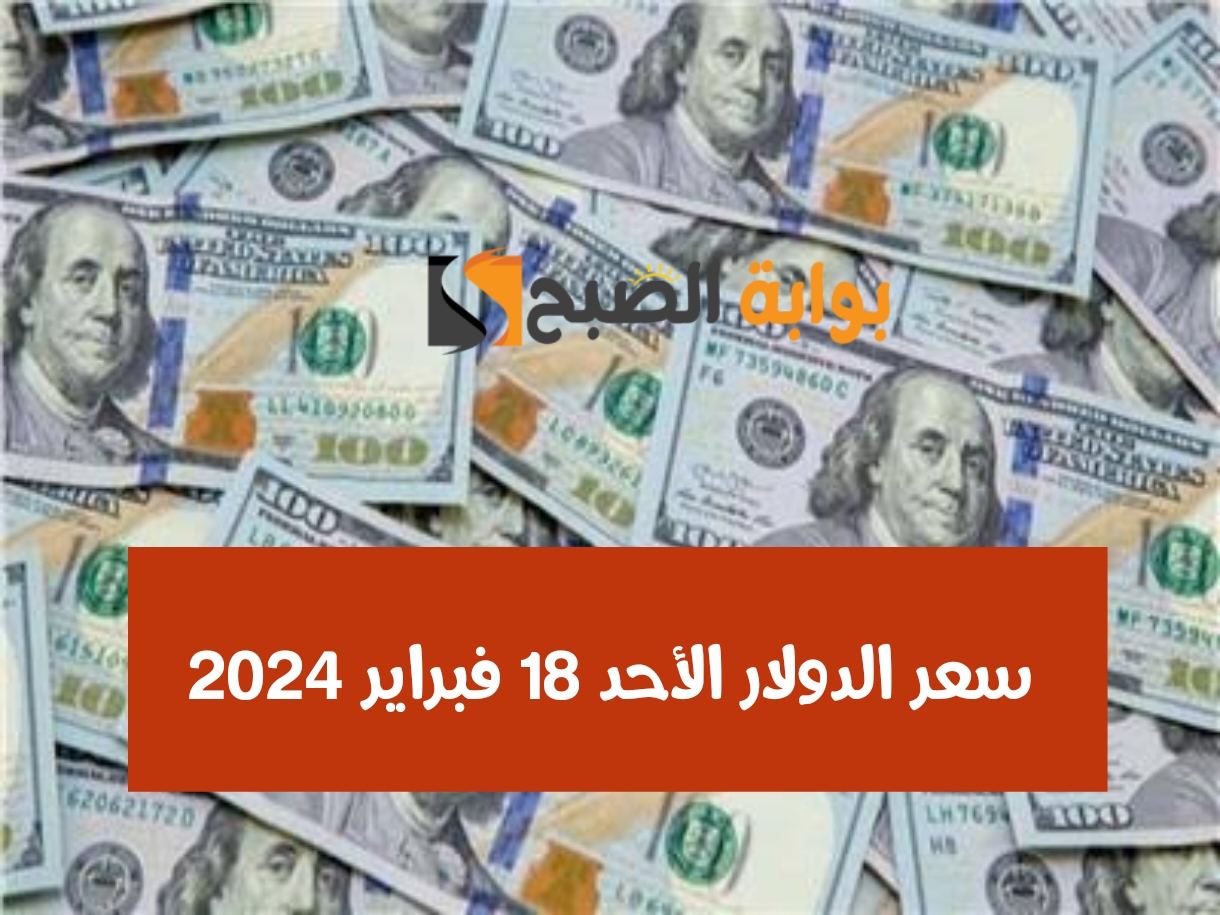 سعر الدولار الأحد 18 فبراير 2024