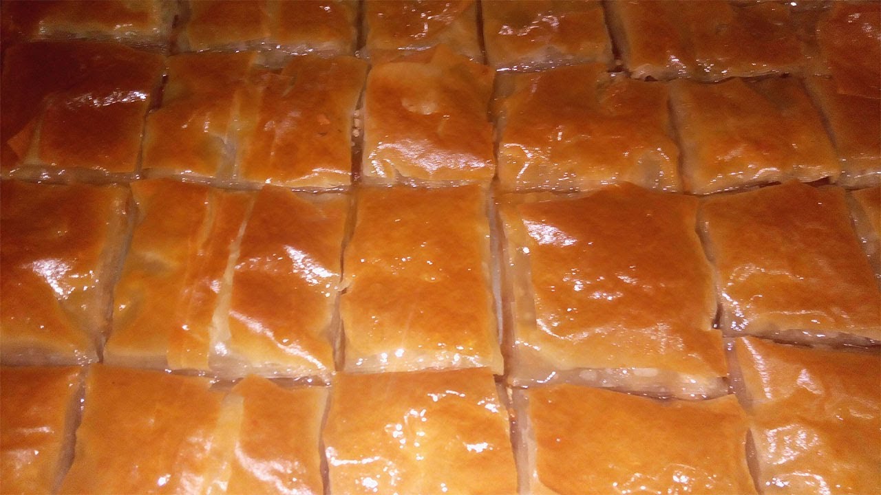 طريقة عمل الجلاش الحلو بدون حشو