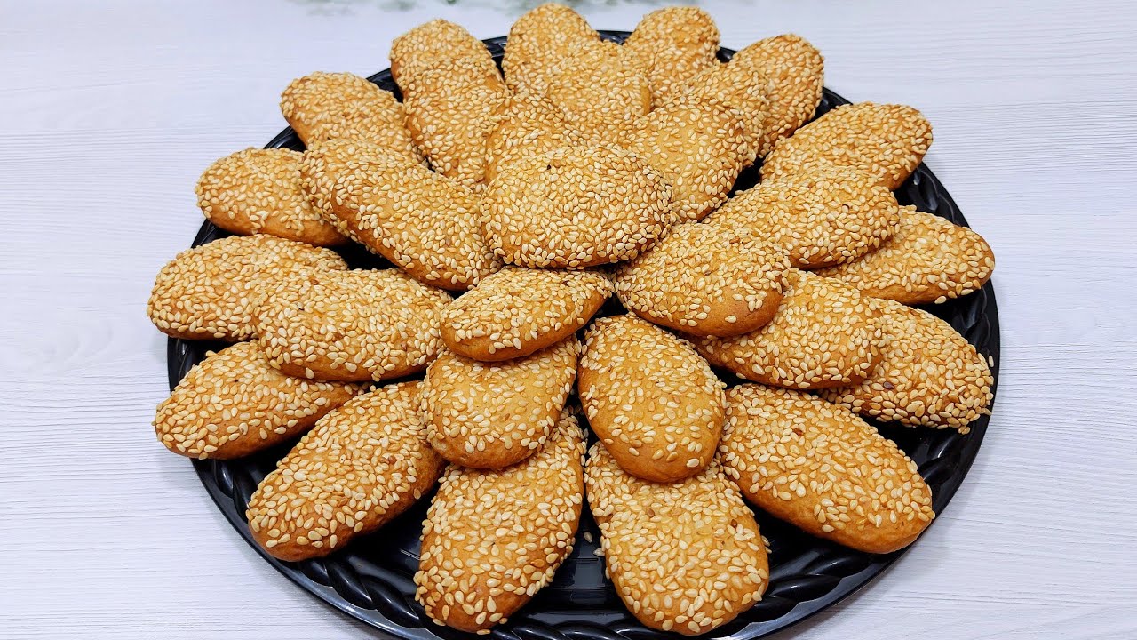 لعشاق السقسقة كحك السمسم المقرمش