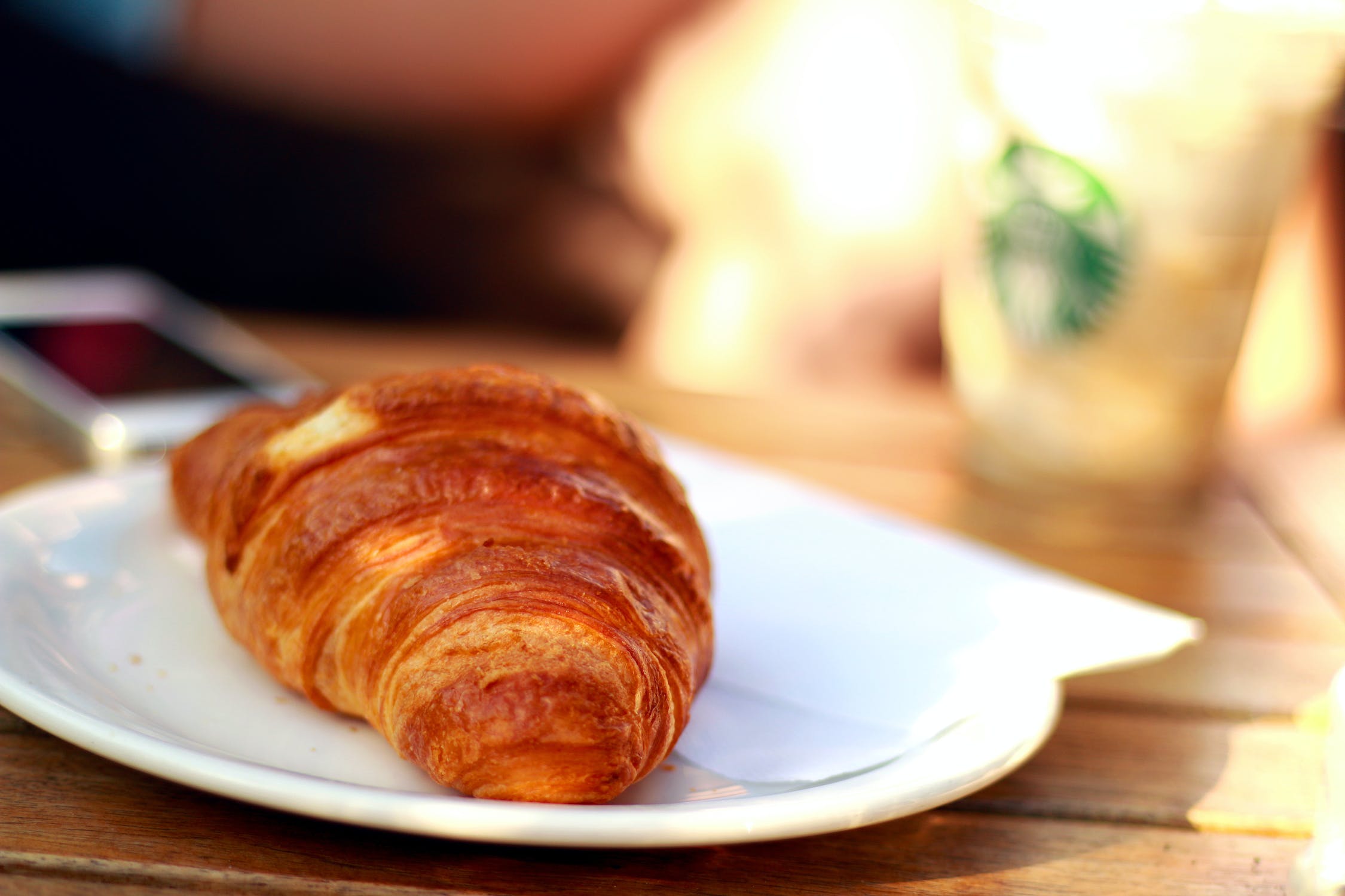 morning breakfast croissant