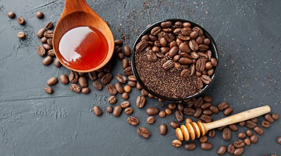 ماسك القهوة والعسل