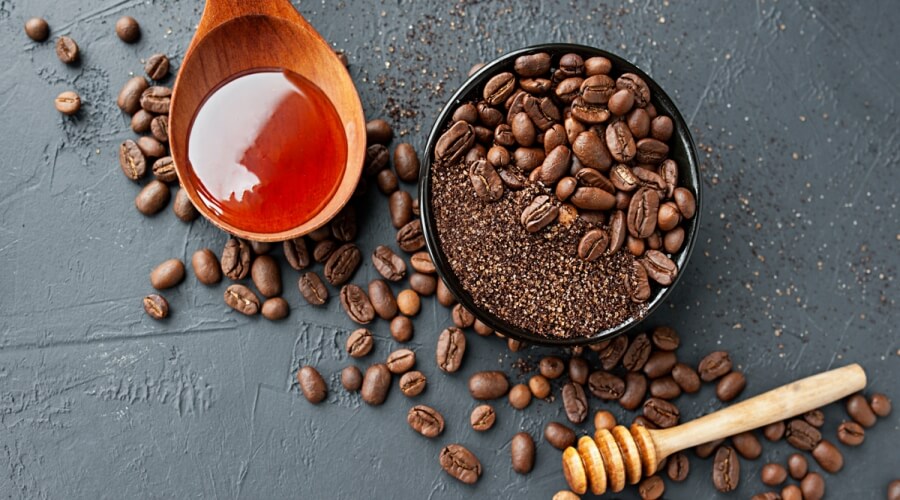 ماسك القهوة بالعسل