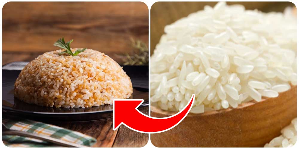 أرز حبة وحبة