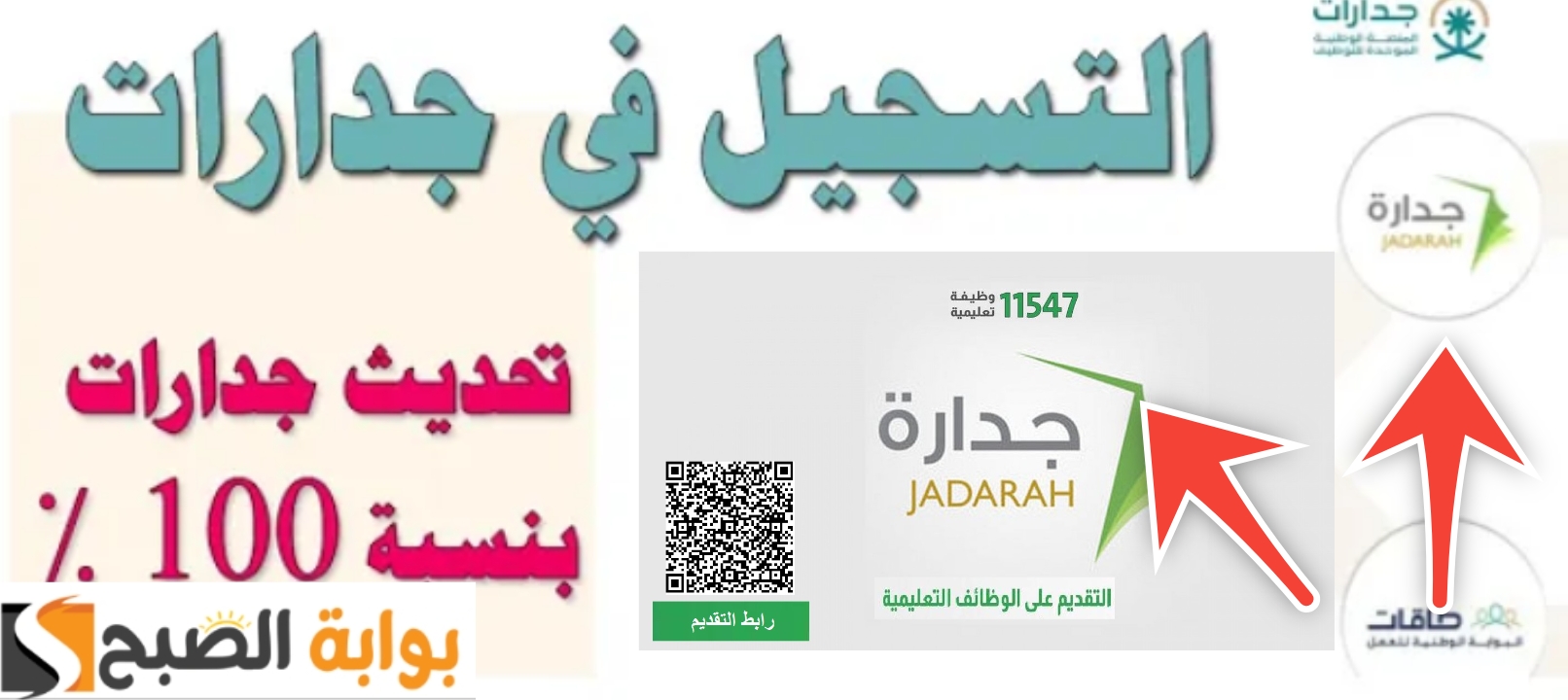 التسجيل في الوظائف التعليمية جدارة