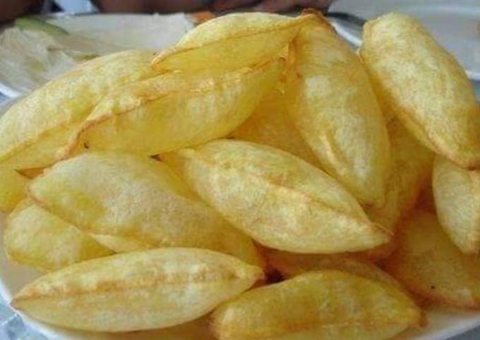 الصورة الرئيسية لوصفةالبطاطا المقلية المنفوخة