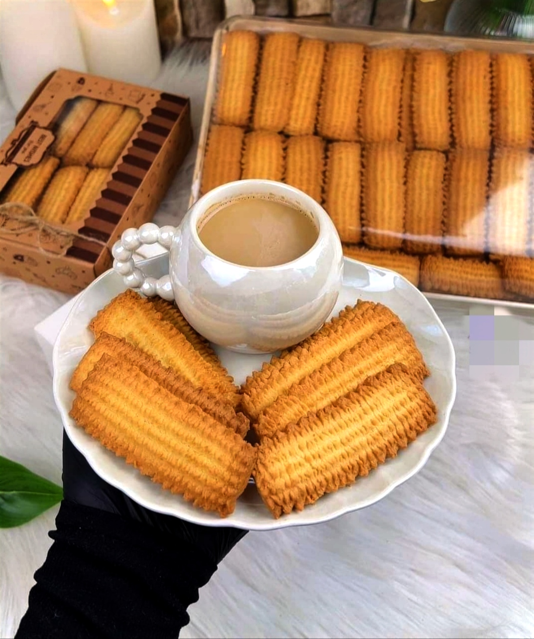 بسكويت بعصير البرتقال