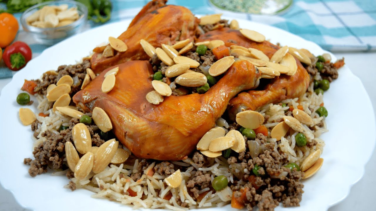 بفرخة ونص كيلو رز اعملي أحلى وأطعم أوزي فراخ