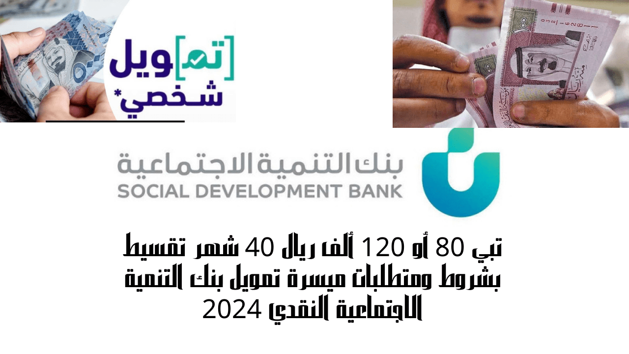 تمويل بنك التنمية الاجتماعية النقدي 2024