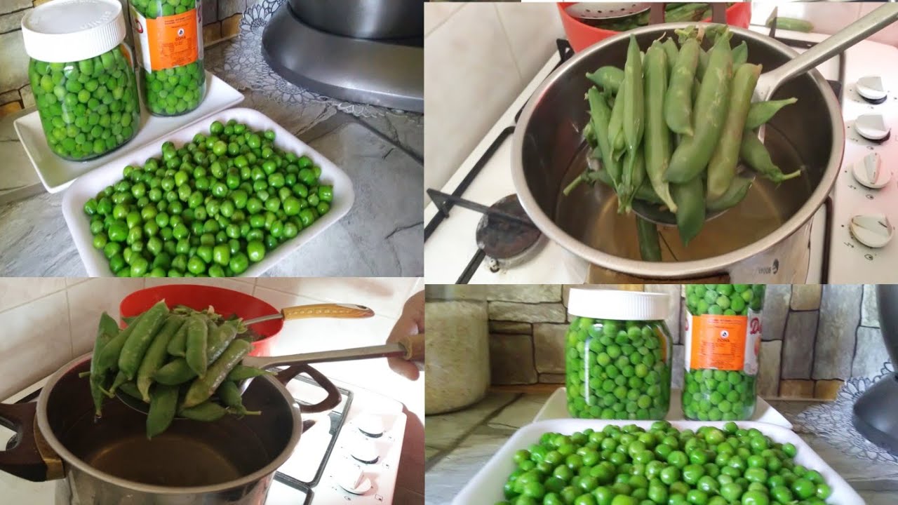 خطوات تقشير البازلاء بسرعه