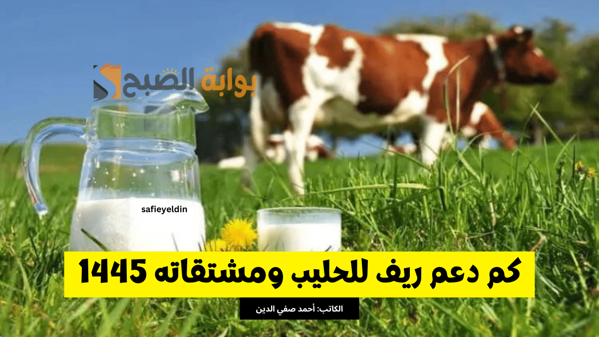 مبلغ دعم ريف للحليب ومشتقاته 1445 والفئات المشمولة