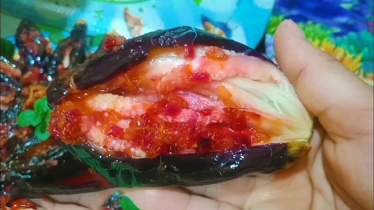 سر عمل الباذنجان المخلل