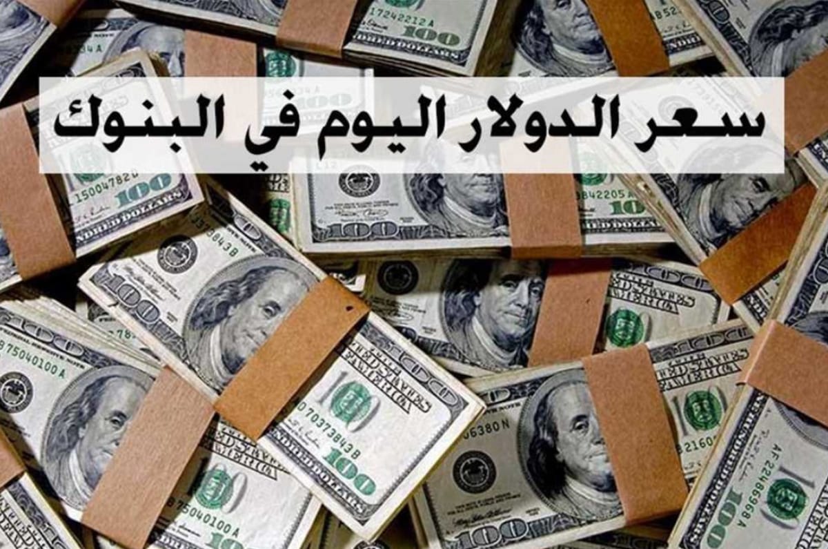 سعر الدولار أمام الجنيه اليوم في البنوك