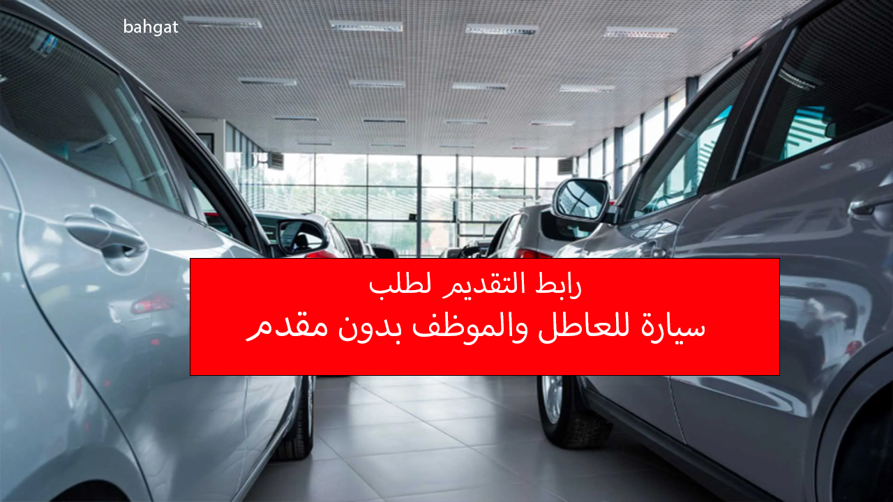 سيارة للعاطل والموظف