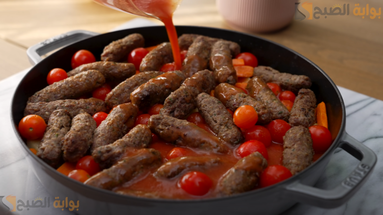 صينية البطاطس بالكفتة