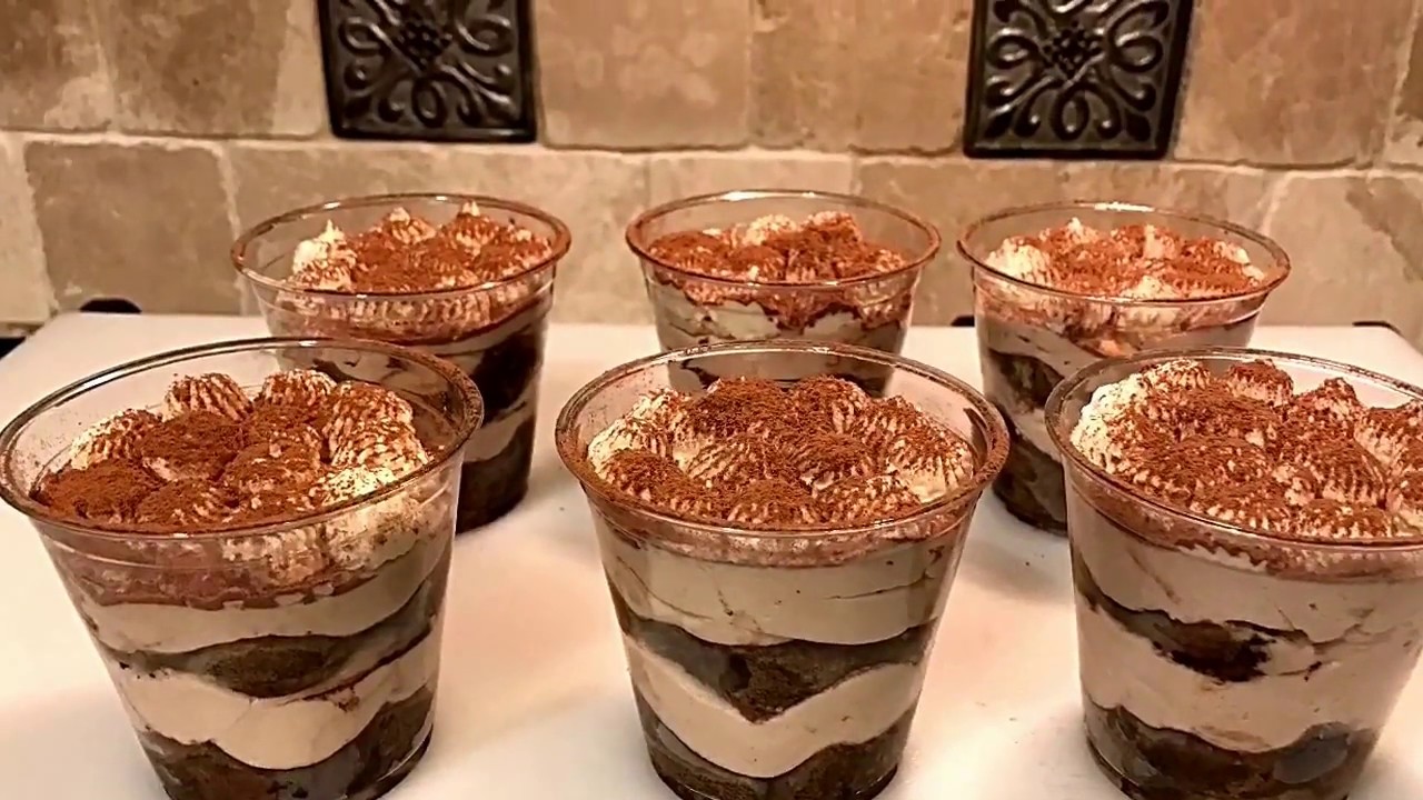 طريقة حلى التراميسو بالكاسات بدون بيض وبمقادير مظبوطة ومذاق مميز