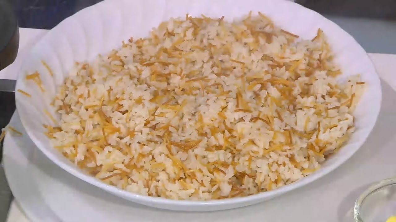 طريقة عمل الأرز المصري بالشعرية