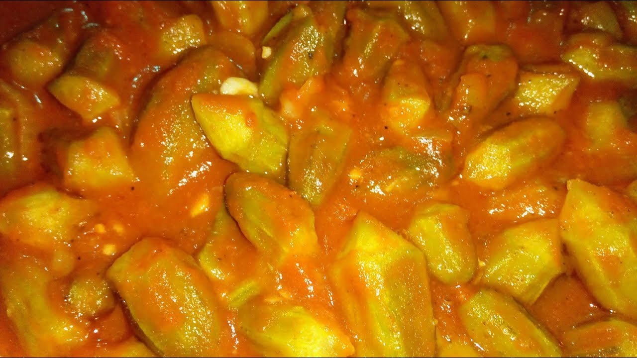 طريقة عمل البامية بدون لحم