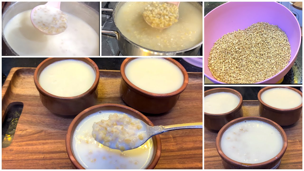 طريقة عمل البليلة بالحليب