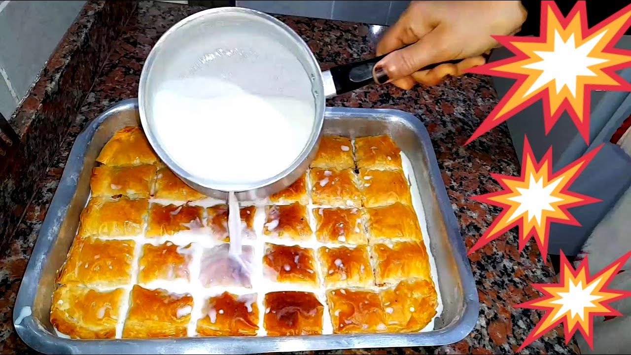 طريقة عمل الجلاش الحلو